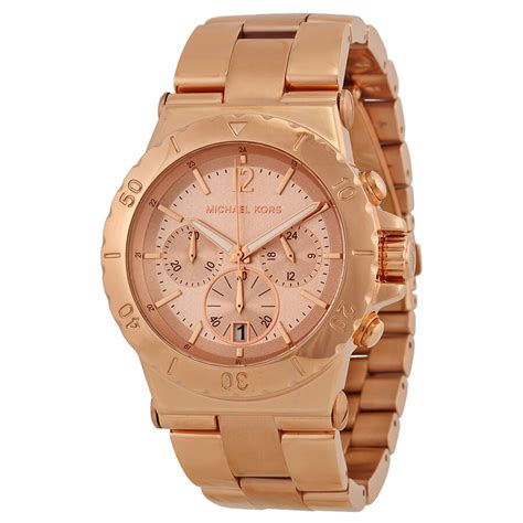 michael kors ladies dylan chronograph watch|Michael Kors dylan rose gold.